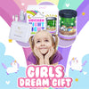 Unicorn Night Light Terrarium Kit for Kids with USA Seeds + Soil