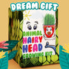 Animal Hairy Head Growing Kit with Animal Stickers
