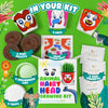 Animal Hairy Head Growing Kit with Animal Stickers