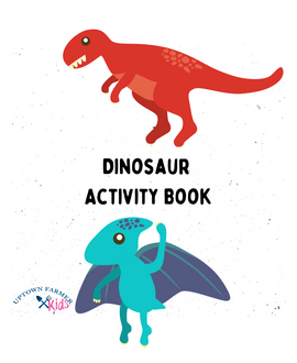 Dinosaur Coloring and Activity Book - Digital Download