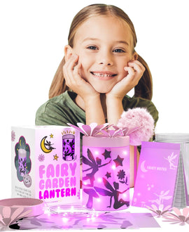 Fairy Garden Lantern Kit with LED Lantern Lights