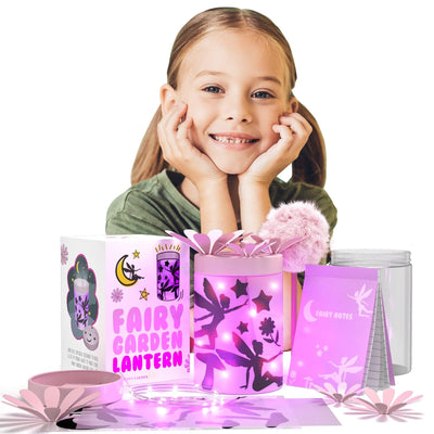 Fairy Garden Lantern Kit with LED Lantern Lights