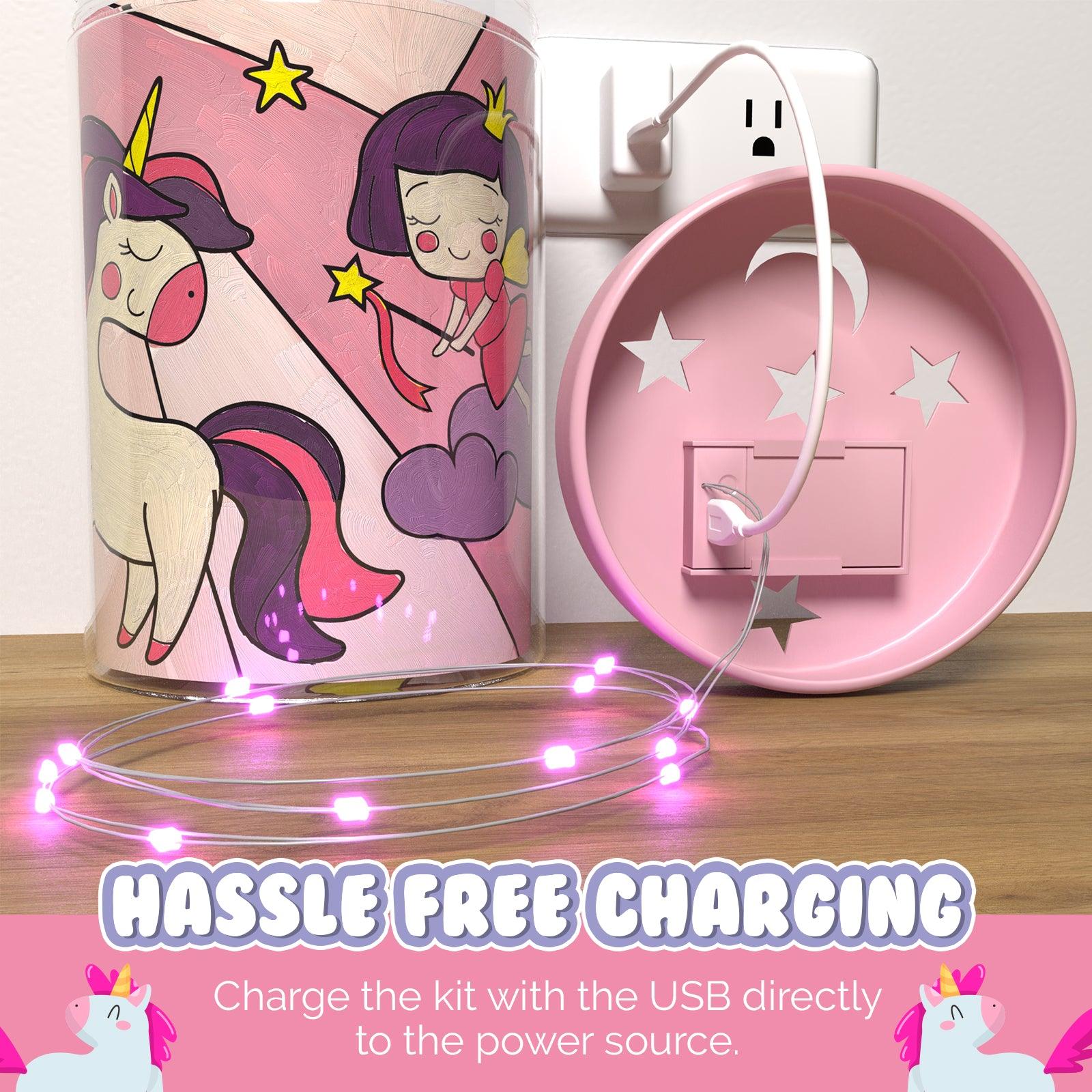 Paint Your Own Unicorn Night Light - Unicorn Light Uptown Farmer Kids