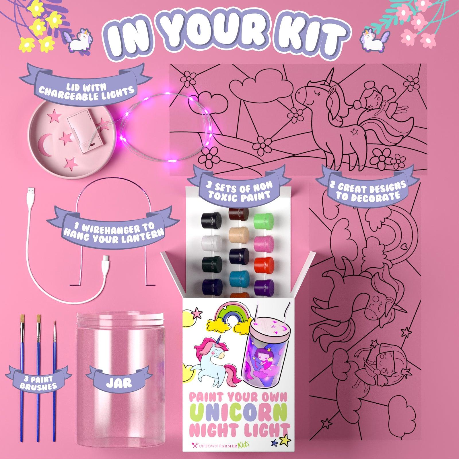 Unicorn Painting Kit for Girls - Paint Your Own Unicorn Craft Kit