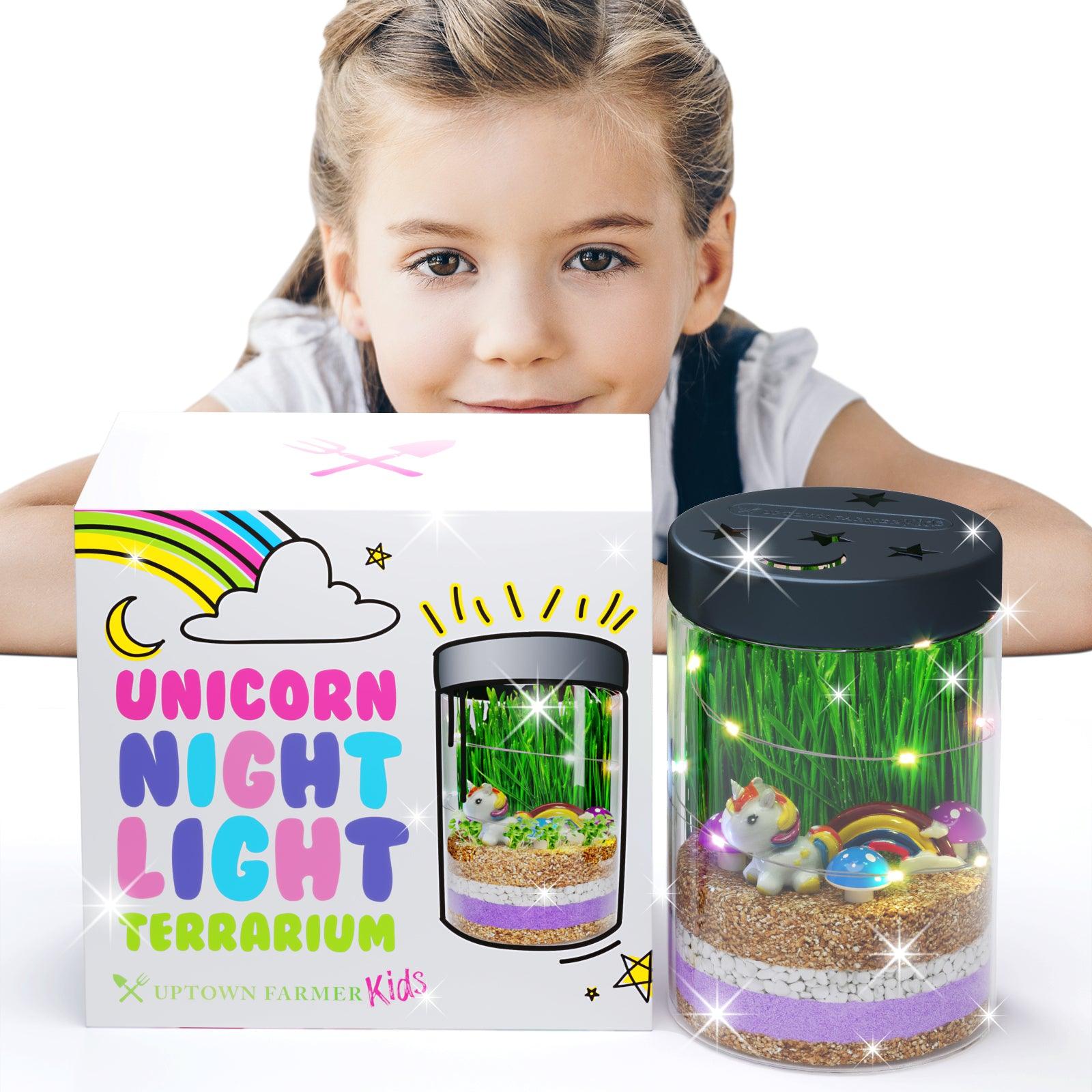  Dinosaur Light Up Terrarium Kit For Kids I Dinosaur Toys  Craft Kits For Kids I Night Light For Kids Crystal Growing Kit I Terrarium  Jar For Kids I Birthday Gifts